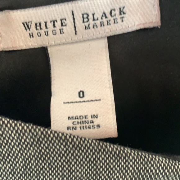 White House Black Market Grey Sheath Work Dress - Picture 3 of 3